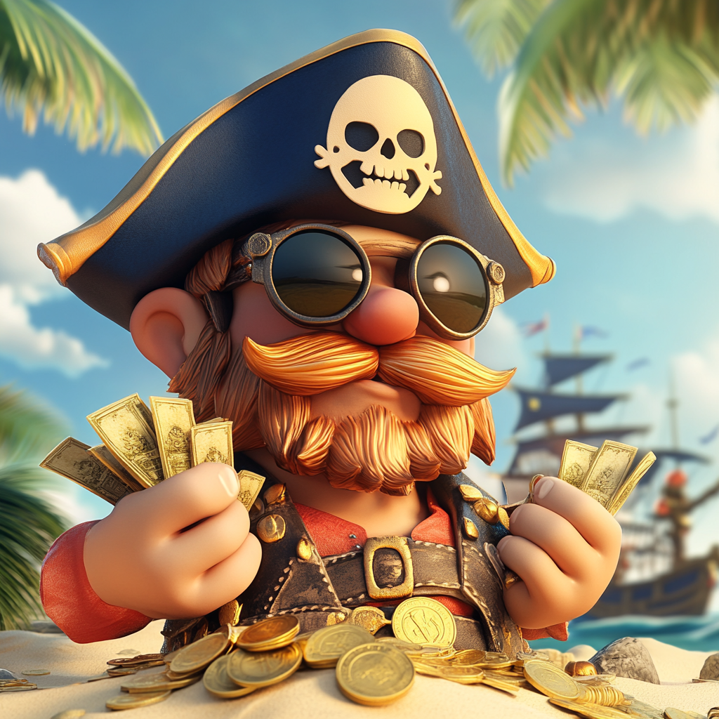 WreckBet Pirate mascot